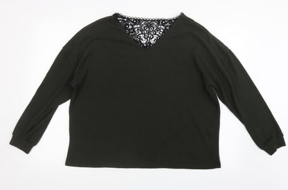 Dorothy Perkins Womens Green  Knit Pullover Jumper Size 14