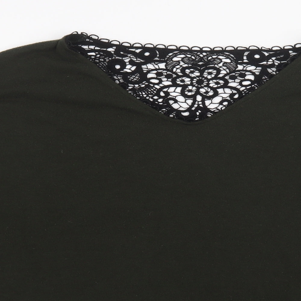 Dorothy Perkins Womens Green  Knit Pullover Jumper Size 14