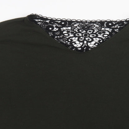 Dorothy Perkins Womens Green  Knit Pullover Jumper Size 14
