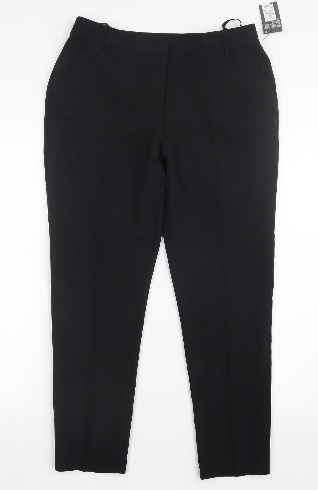 Primark Womens Black   Trousers  Size 12 L26.5 in