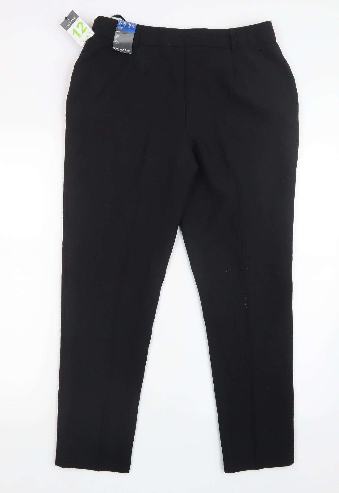 Primark Womens Black   Trousers  Size 12 L26.5 in