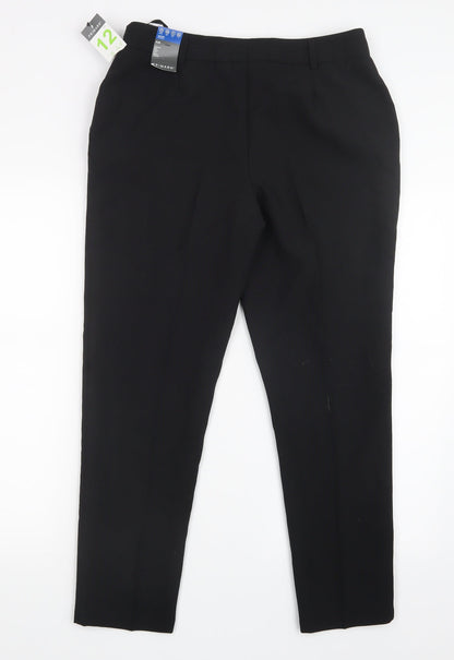 Primark Womens Black   Trousers  Size 12 L26.5 in