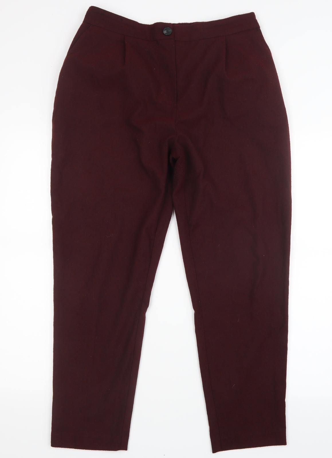 New Look Womens Red   Trousers  Size 12 L26 in