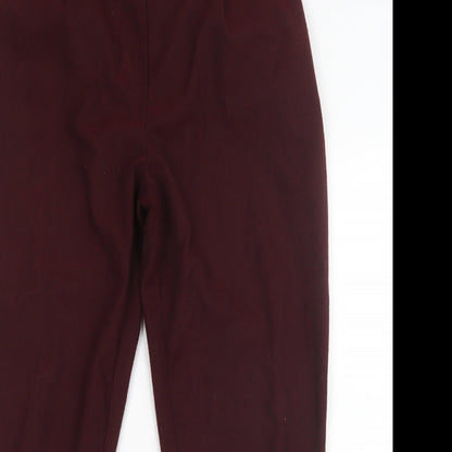 New Look Womens Red   Trousers  Size 12 L26 in