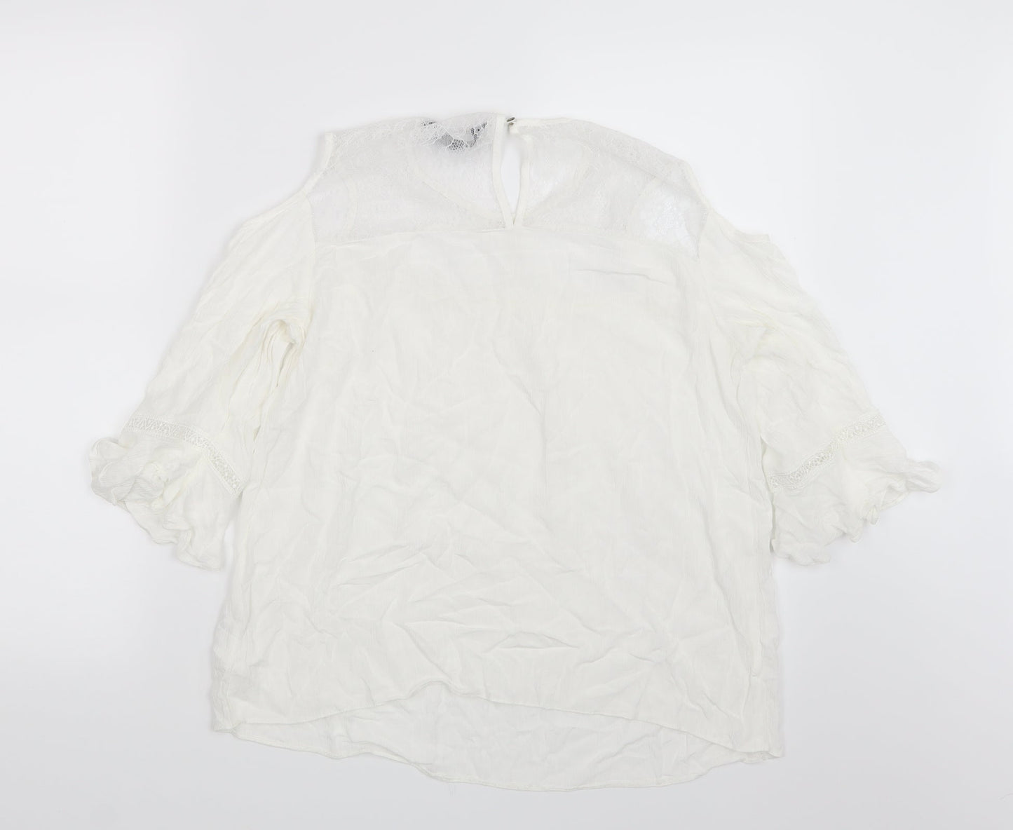 F&F Womens White   Basic Blouse Size 14