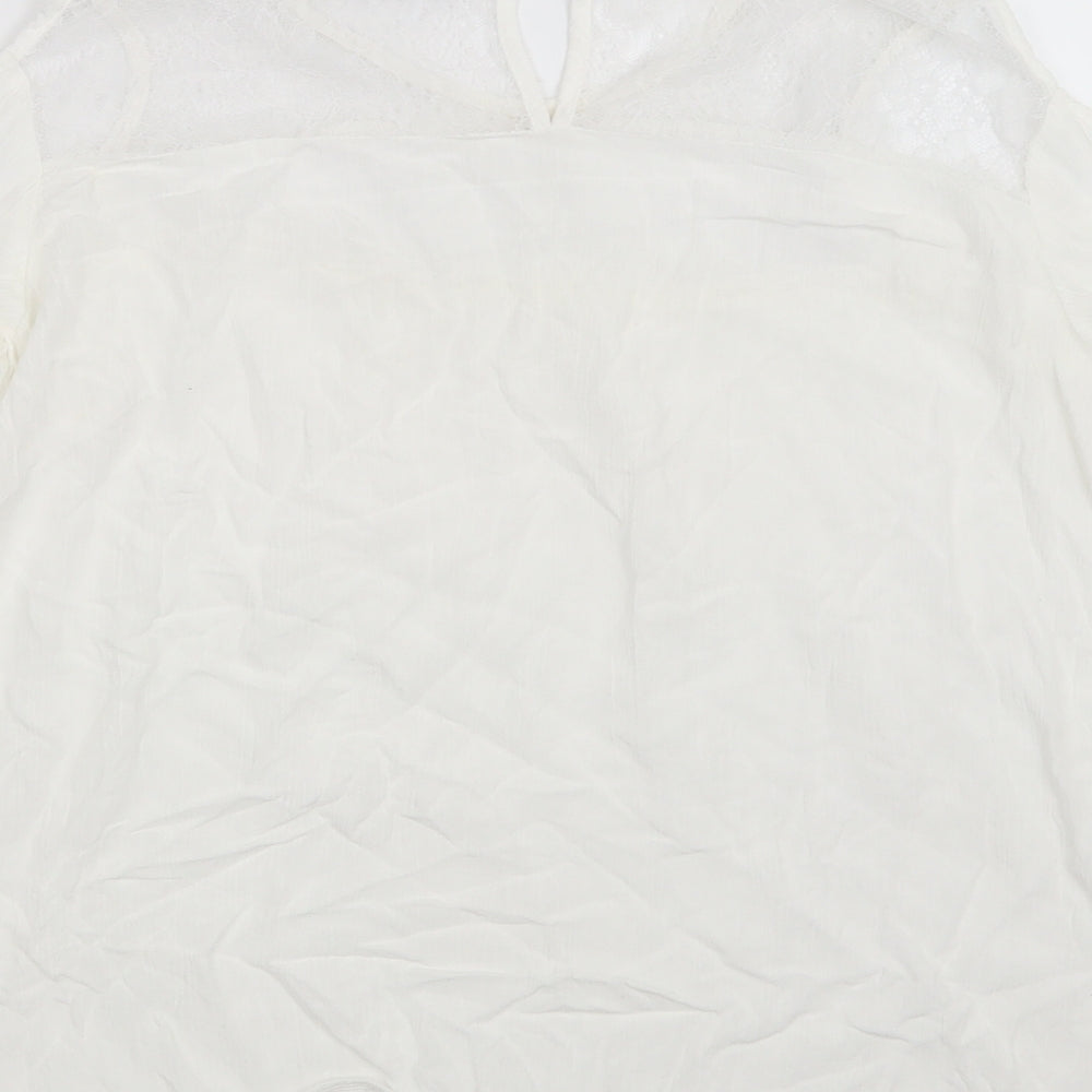 F&F Womens White   Basic Blouse Size 14