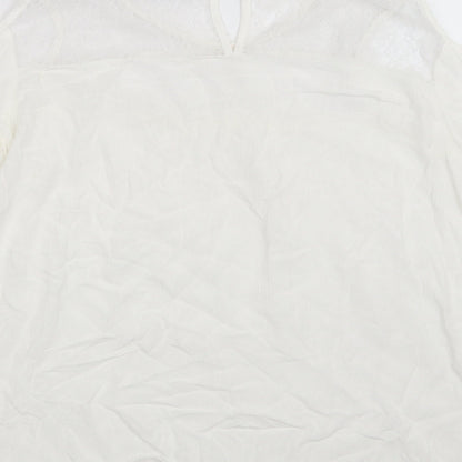 F&F Womens White   Basic Blouse Size 14