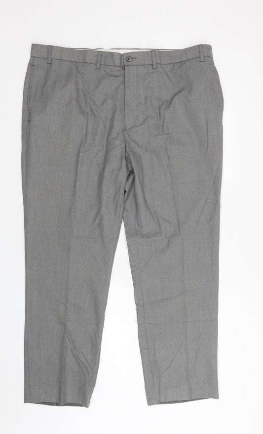 George Mens Grey   Trousers  Size 41 in L28 in