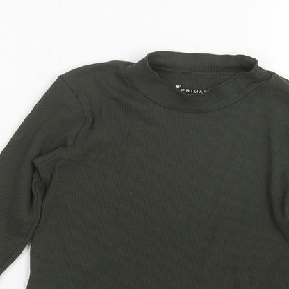 Primark Girls Green   Basic T-Shirt Size 9-10 Years