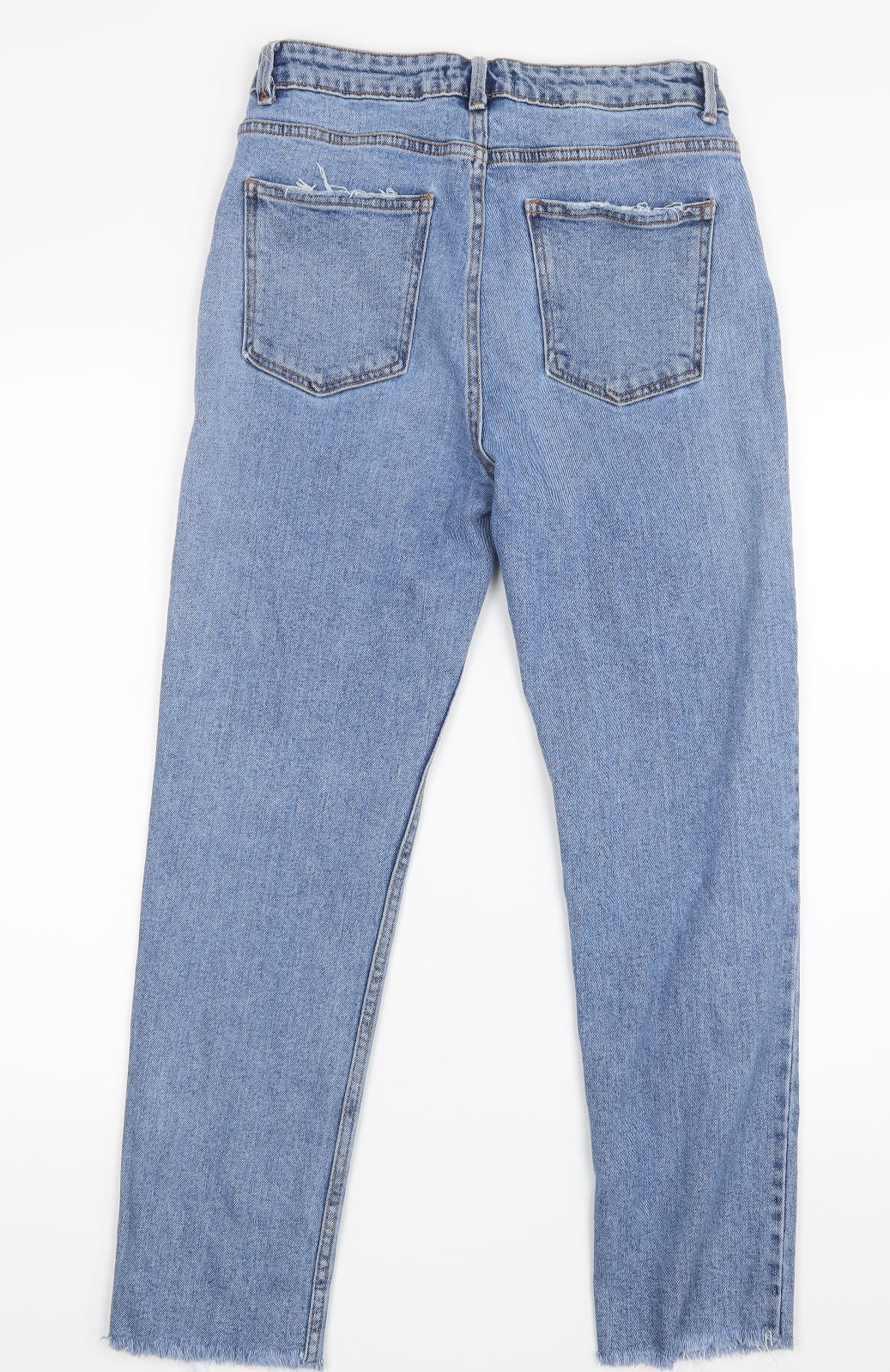 Denim Co. Womens Blue  Denim Skinny Jeans Size 12 L26.5 in