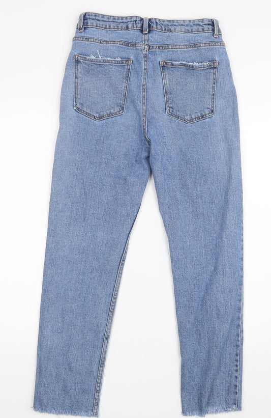 Denim Co. Womens Blue  Denim Skinny Jeans Size 12 L26.5 in