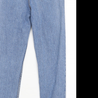 Denim Co. Womens Blue  Denim Skinny Jeans Size 12 L26.5 in