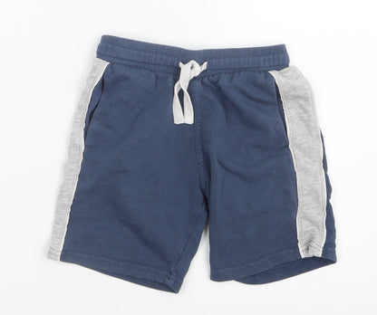 H&M Boys Blue   Sweat Shorts Size 7 Years