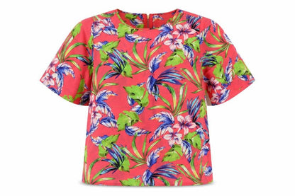 Womens UK Size 12 Primark Pink Basic Blouse