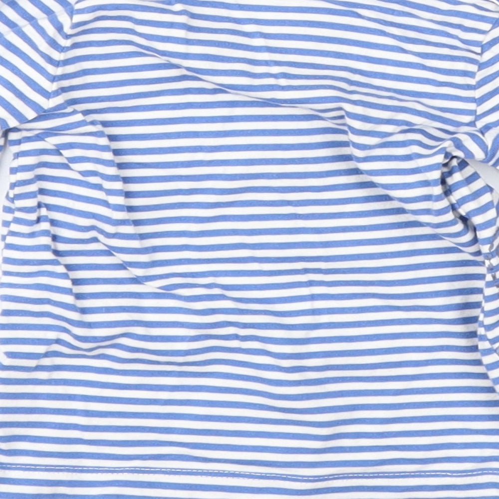 George Baby Blue Striped  Basic T-Shirt Size 3-6 Months