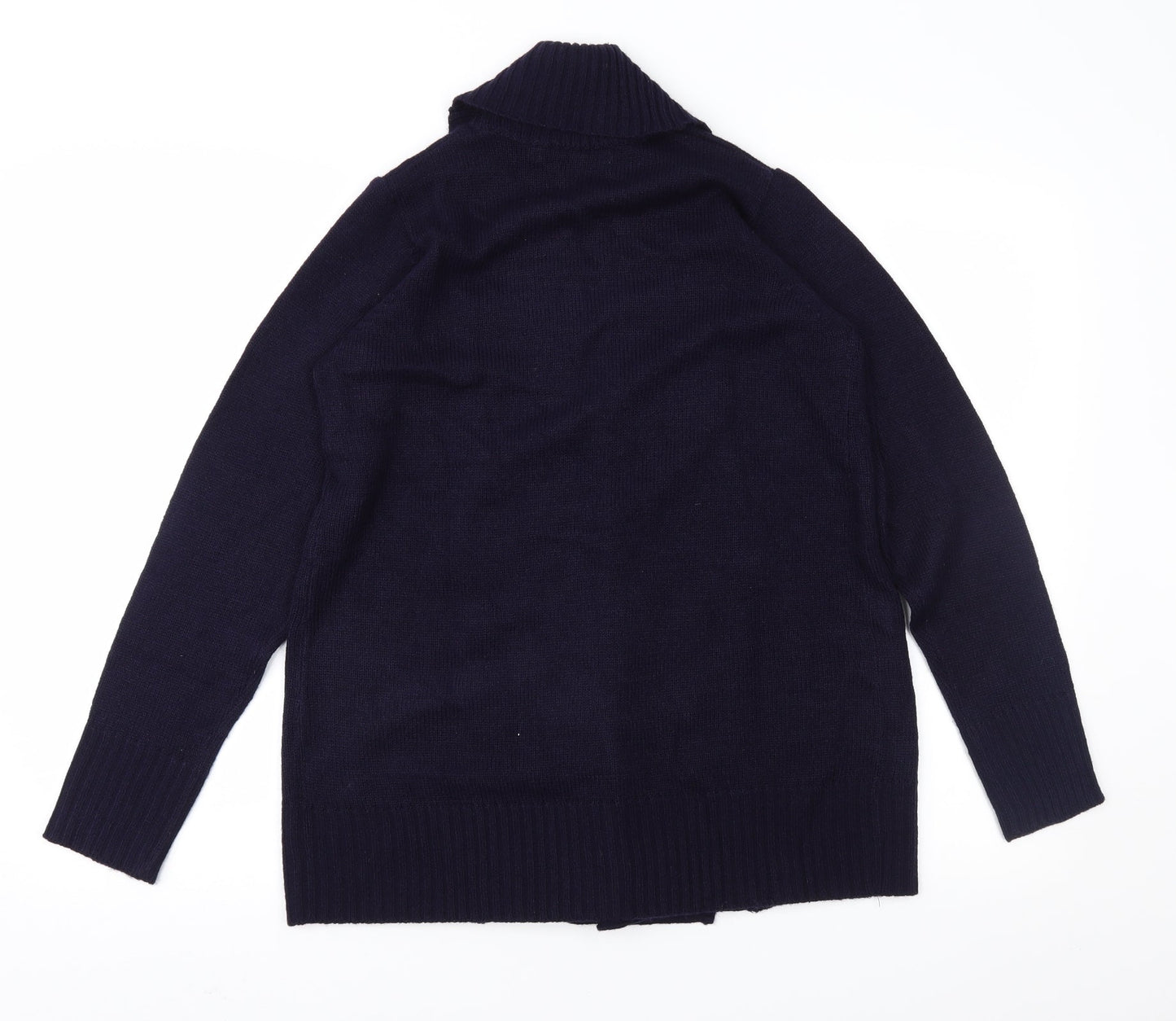 EWM Womens Blue   Cardigan Jumper Size S