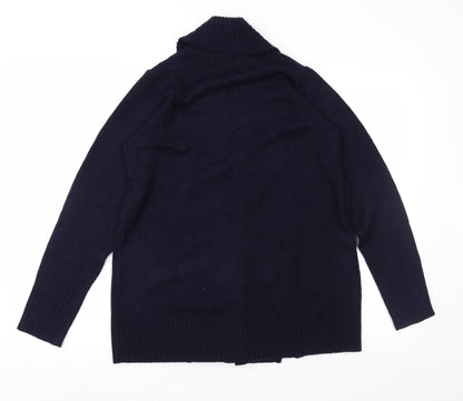 EWM Womens Blue   Cardigan Jumper Size S