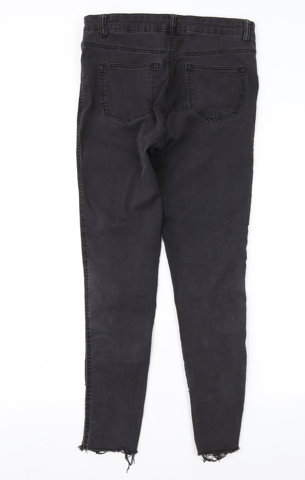 Denim & Co. Womens Black   Straight Jeans Size 12 L26 in