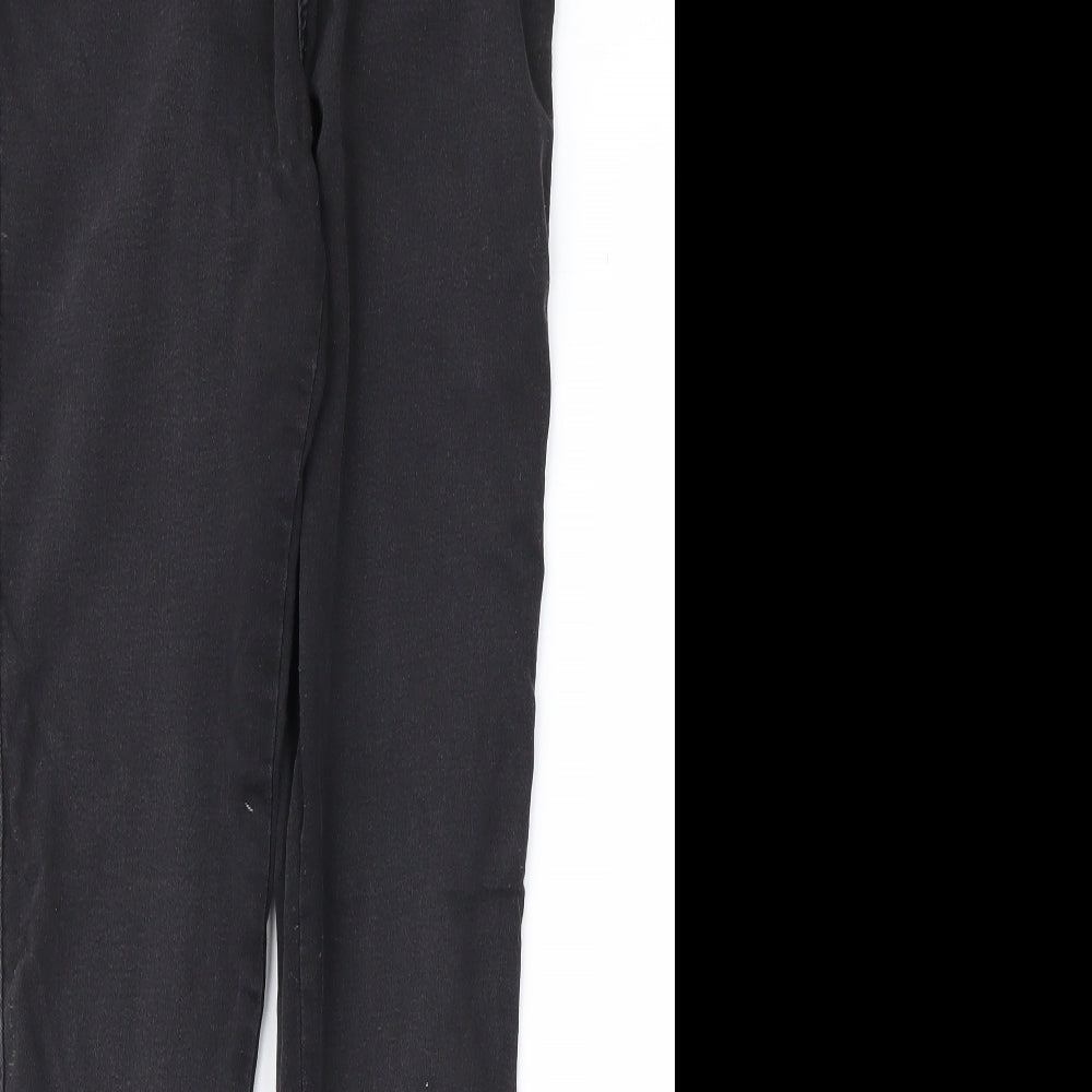 Denim & Co. Womens Black   Straight Jeans Size 12 L26 in