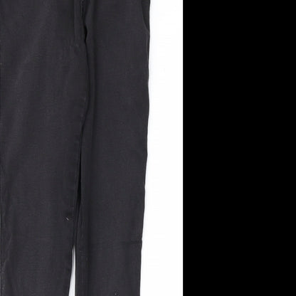 Denim & Co. Womens Black   Straight Jeans Size 12 L26 in