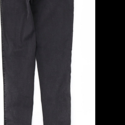 Denim & Co. Womens Black   Straight Jeans Size 12 L26 in