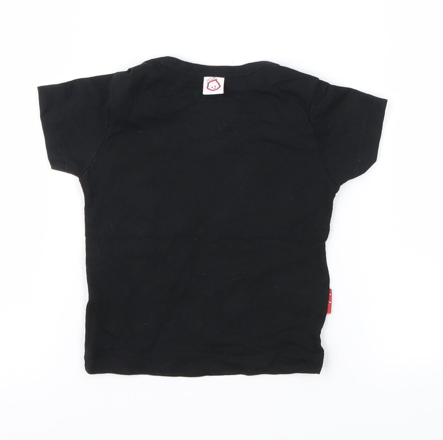 Oh Baby Baby Black   Basic T-Shirt Size 3-6 Months