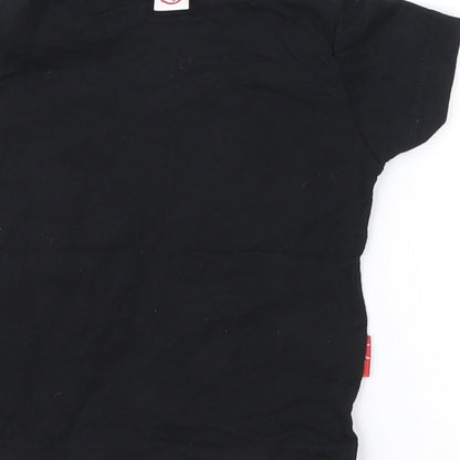 Oh Baby Baby Black   Basic T-Shirt Size 3-6 Months
