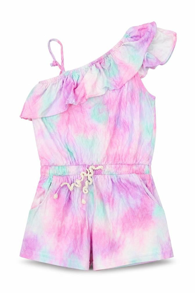 Next Girls Multicoloured Geometric  Playsuit One-Piece Size 4 Years