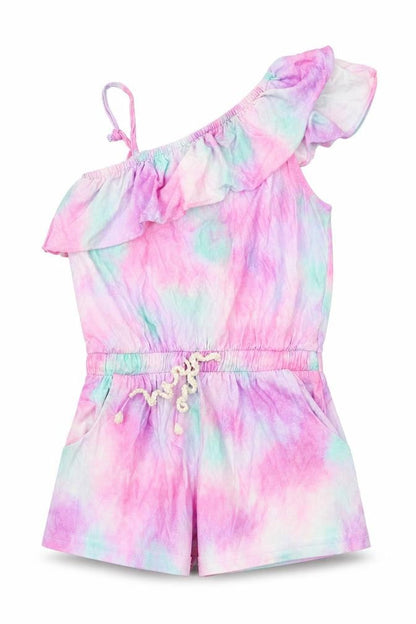 Next Girls Multicoloured Geometric  Playsuit One-Piece Size 4 Years
