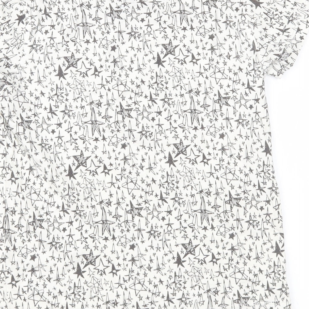 NEXT Boys Beige Geometric  Basic T-Shirt Size 4-5 Years