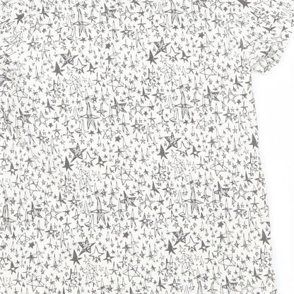 NEXT Boys Beige Geometric  Basic T-Shirt Size 4-5 Years