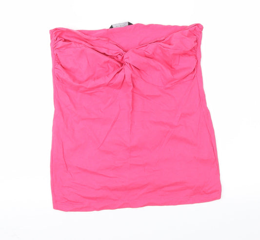Womens UK Size 14 Dorothy Perkins Pink Basic Blouse