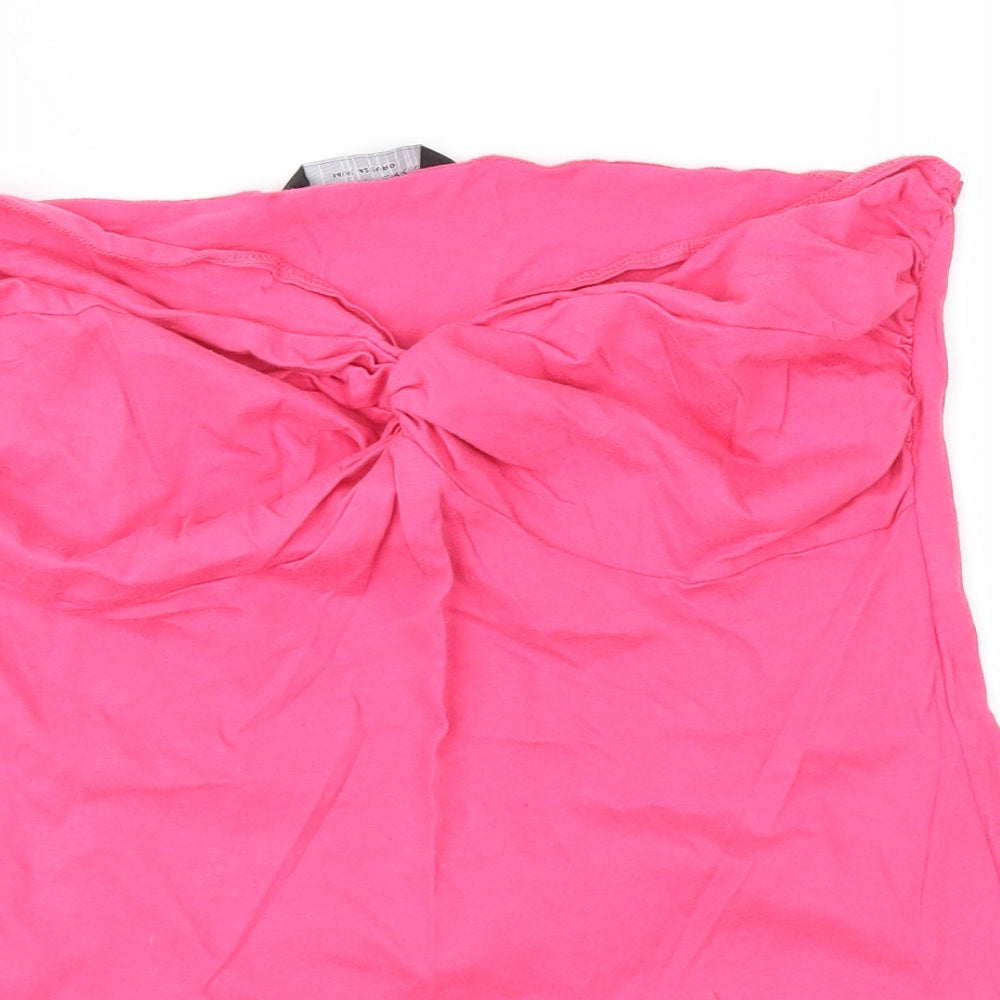 Womens UK Size 14 Dorothy Perkins Pink Basic Blouse