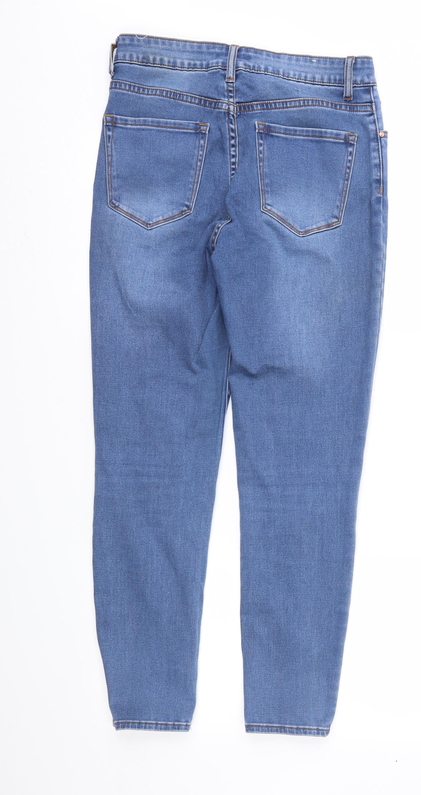 FOREVER 21 Womens Blue  Denim Straight Jeans Size 27 in L26 in