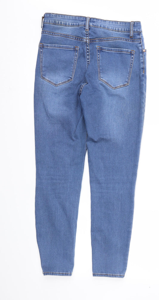 FOREVER 21 Womens Blue  Denim Straight Jeans Size 27 in L26 in
