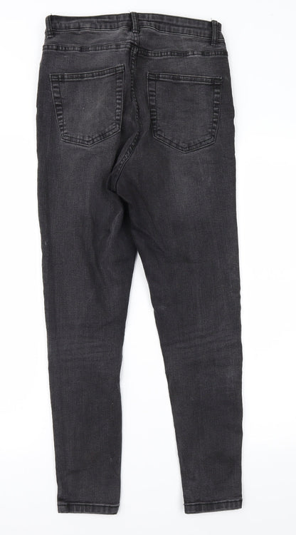 Denim & Co. Womens Black  Denim Skinny Jeans Size 12 L25 in