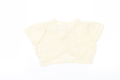 Blue Zoo Girls Ivory   Cardigan Jumper Size 2-3 Years