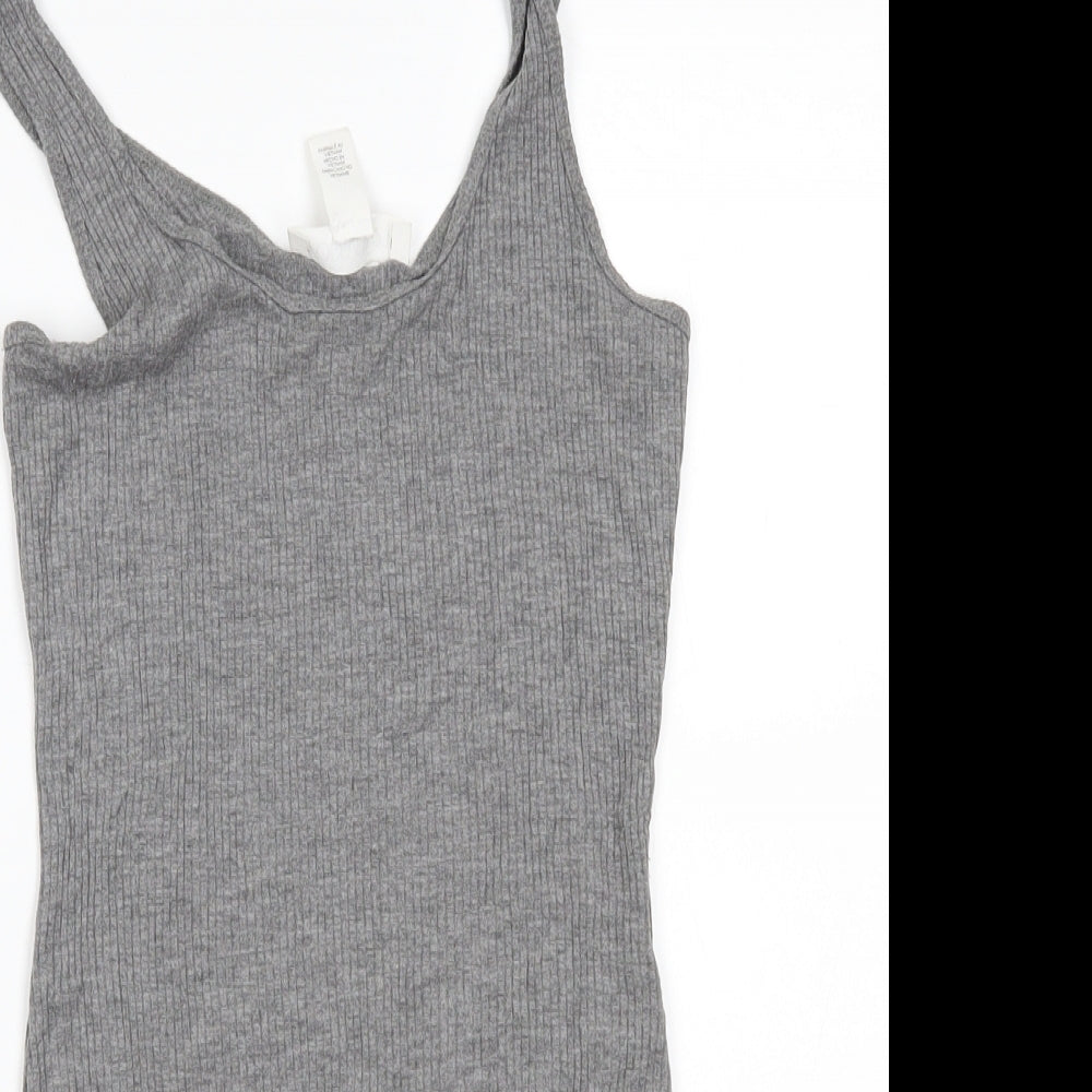 FOREVER 21 Womens Grey   Basic Tank Size S