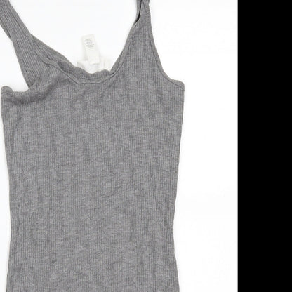 FOREVER 21 Womens Grey   Basic Tank Size S