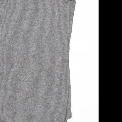 FOREVER 21 Womens Grey   Basic Tank Size S
