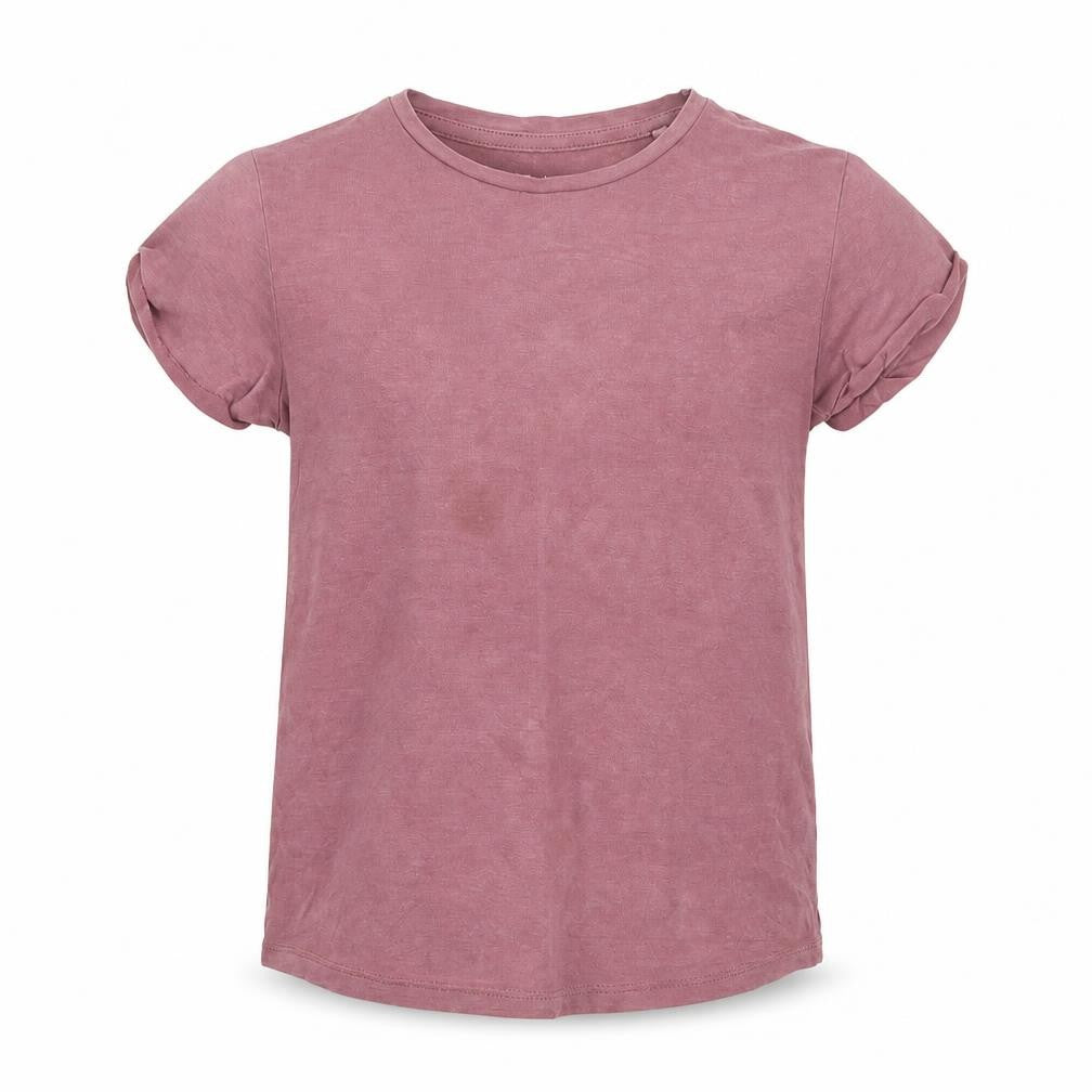 TU Girls Purple   Basic T-Shirt Size 7 Years