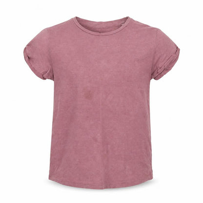 TU Girls Purple   Basic T-Shirt Size 7 Years