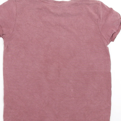 Sainsburys Girls Purple   Basic T-Shirt Size 7 Years