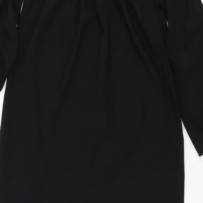 River Island Womens Black   Shift  Size 8  - cold shoulder