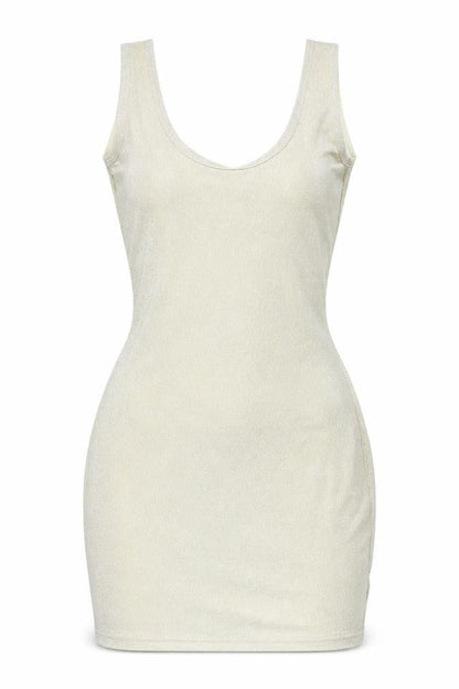 In the Style Womens Gold   Mini  Size 8  - glittery