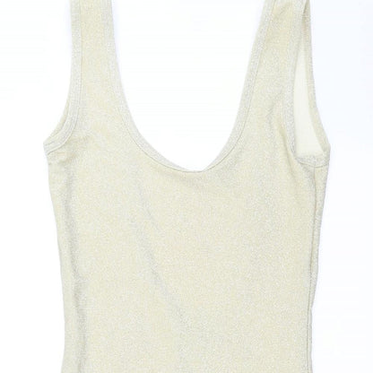 In the Style Womens Gold   Mini  Size 8  - glittery