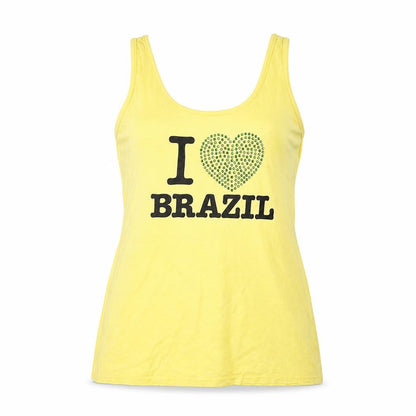 Womens UK Size 14 Dorothy Perkins Yellow Basic Tank