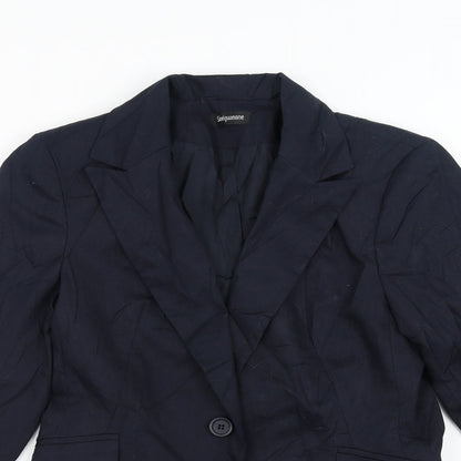 Sinequanone Womens Blue   Jacket Suit Jacket Size 12