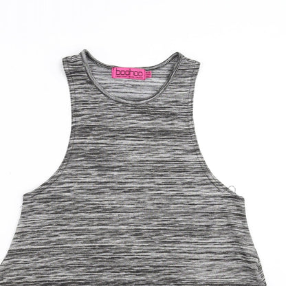 Boohoo Womens Grey   Basic Tank Size 10