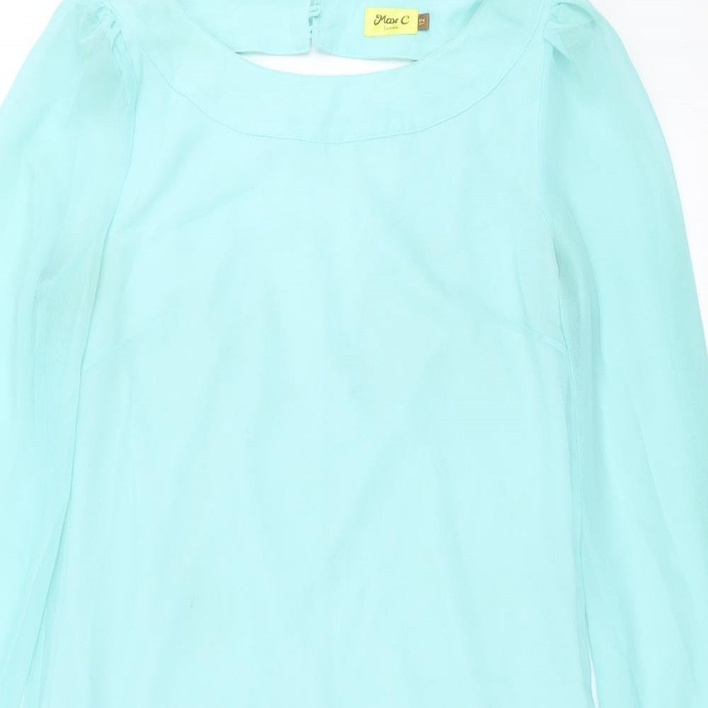 Max C Womens Blue   Shift  Size 12